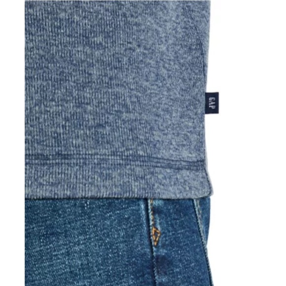 NWT GAP Indigo Blue Half Zip Pullover Sweater 3XL - Picture 5 of 14